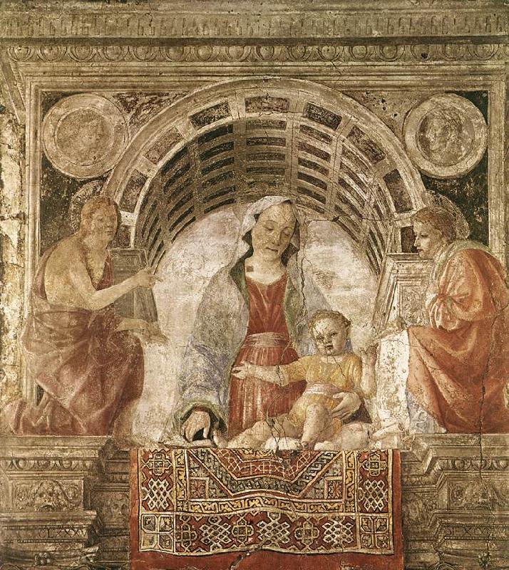 FOPPA, Vincenzo Madonna and Child with St John the Baptist and St John the Evangelist dfhj Norge oil painting art